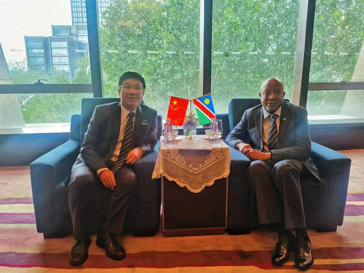 中非合作论坛期间BOdog官网资源 董事长王平卫拜会三国总统